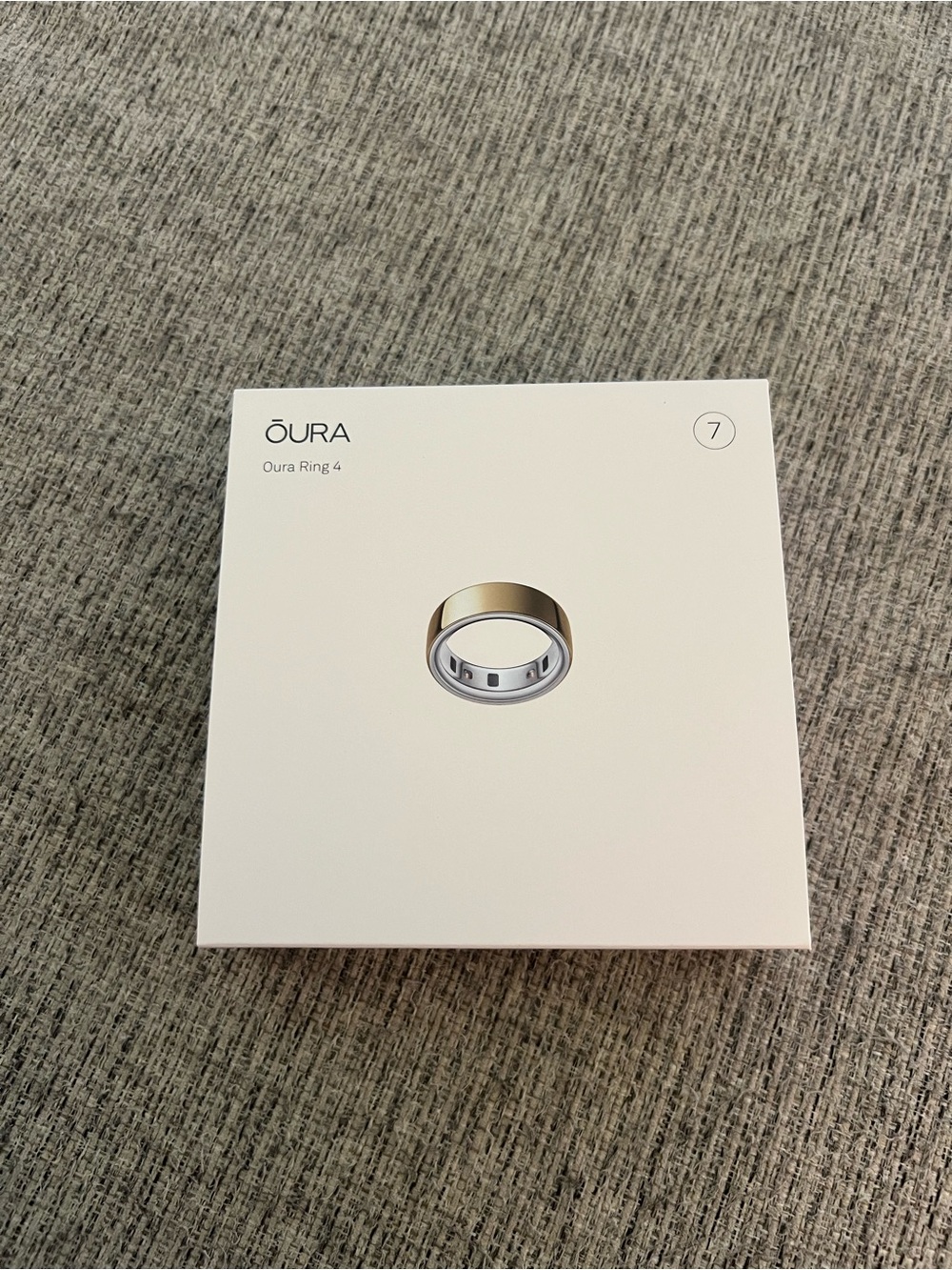 Unopened Oura Ring Gen 4 Size 7
